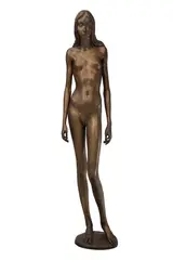 Heinz Schwarz, Femme nue, sculpture en bronze patiné