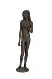 Heinz Schwarz, Femme nue debout, sculpture en bronze