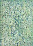 Walter Mafli, Champ de fleurs, 1983, pastel et gouache sur papier