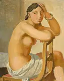 Maurice Barraud, Le modèle nu III, huile sur toile