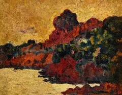 Louis Valtat, Les rochers rouges, Anthéor le soir, c. 1900, huile sur toile