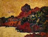 Louis Valtat, Les rochers rouges, Anthéor le soir, c. 1900, huile sur toile