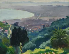 Albert Marquet, Environs d'Alger, 1920, huile sur toile marouflée sur carton