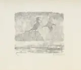 Robert Hainard, Cormoran dans les brouillards du Rhône, bois gravé