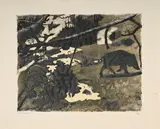 Robert Hainard, Sangliers, bois gravé