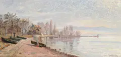 Louis-Amédée Baudit, Creux de Genthod, 1925, huile sur toile