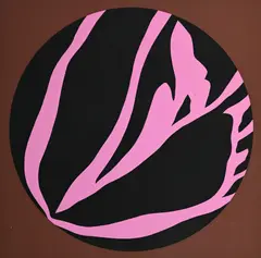 Jack Youngerman, Untitled (Pink and Brown), 1974, sérigraphie couleurs