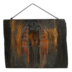 Wojciech Sadley, Sans titre, 1963, technique mixte sur bois