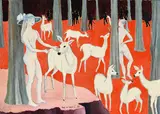 Anne de Looz Corswarem, Femmes, 1988, huile sur toile