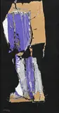 Composition by François-Xavier Fagniez, technique mixte sur papier, sold Mar 2026