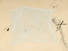Antoni Tàpies, Mouchoir, 1971, eau-forte