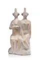 Herbert Naumann, Zwei Frauen mit bretonischer Haube, 1964, Ton, roter Scherben, Hartbrand, lasierend weiß gefasst