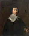 Jean Le Long, Wohl französischer Maler, Bildnis Jean Le Long (?), Reims, Champagne, 1643, Öl auf Leinwand