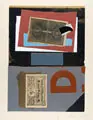Lutz Fleischer, Fünf Rupien, 2008, Collage auf einem Kalenderblatt