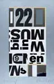 Lutz Fleischer, Nachruf, 2008, Collage auf silberfarbenem Karton
