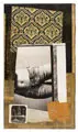 Lutz Fleischer, Nabel, 2009, Collage auf grober Leinwand