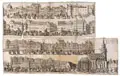 Gabriel Tzschimmer, Der Sieben Planeten, und des Nimrods Aufzugk mit seinen 36 Reichs- Nachfolgern zum Ringk- und quintan-Rennen [...], 1680, Kupferstich auf Bütten