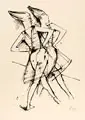 Karl Hofer, Zwei Tanzende