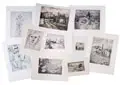 Erhard Hippold, Zehn Landschaftsdarstellungen und Porträts. 1932– 1950er Jahre