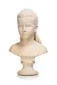 Karl Schlüter, Bildnis Margarethe Pohle, Tochter des Künstlers Friedrich Leon Pohle, 1878, Gips