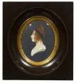 Juliette Récamier, Mme Récamier, Deckfarben auf Elfenbein