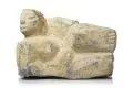 Frank Maasdorf, Sphinx, Sandstein, partiell farbig gefasst