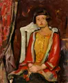 Otto Gussmann, Kinderbildnis, Um 1926, Öl auf sehr kräftiger Malpappe