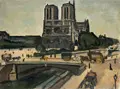 Paris – Blick auf Notre-Dame by Fritz Max Hofmann-Juan, 1910, Öl auf Leinwand, sold Jun 2024