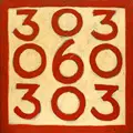 Lutz Fleischer, 303, 1985, Eitempera auf grober Leinwand