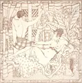 Elfriede Lohse-Wächtler, Potiphar, 1922, Federlithografie in Braun auf hauchdünnem Japan