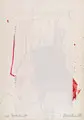 Rote Serie by Lutz Fleischer, Collage über Mischtechnik auf leichtem Karton, sold Mar 2024
