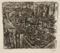Paul Gangolf, Der Hafen, 1922, Lithografie