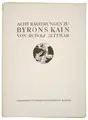 Rudolf Jettmar, Acht Radierungen zu Byros Kain, 1920, Kaltnadelradierungen auf Velin