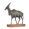 Andréj Valerianowitsch Martz, Schreitende Antilope, Nach 1964, Zinn-Blei-Legierung, patiniert