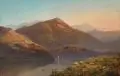 Alfred de Breanski, Schottische Landschaft im Abendlicht