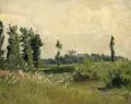 Otto Serner, (zugeschr.), Motiv bei Sagan (Schlesien). Wohl um 1920, Öl auf Malpappe