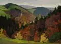Paul Söllner, Herbst im Vogtland, 1932, Öl auf Leinwand