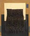Lutz Fleischer, Hirschbeutel, 2009/2010, Assemblage auf Leinwand
