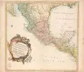 Leonhard Euler, Americae Septentrionalis, Um 1753, Kupferstich, koloriert