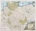 Matthäus Seutter, Saxoniae Inferioris Circules, Kupferstiche auf Bütten, koloriert