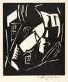 Heinrich Stegemann, Häuser, Holzschnitte auf Maschinenbütten