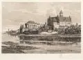 Hugo Ulbrich, Die Marienburg, Radierung in Braun auf Bütten