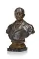 Fritz Schaper, (zugeschr.) Porträtbüste Otto von Bismarck. 1876– 1904, Bronze, gegossen, dunkelbraun patiniert
