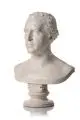Ernst Friedrich August Rietschel, Carl Gustav Carus, 1836, Gips, gelblichweiße Ölfarbfassung, gefirnisst