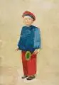 Arno Drescher, Portrait eines jungen Mannes, Öl auf Holz bzw