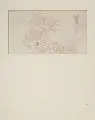 Ludwig Richter, Kinderreigen, Bleistiftzeichnungen mit Federzeichnung in Sepia auf leichtem Karton bzw. gelblichem Papier