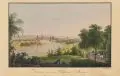 Johann Carl August Richter, Dresden von der Bautzner Strasse, Radierungen, altkoloriert