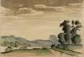 Siegfried Berndt, Elblandschaft in der Sächsischen Schweiz. 1930er Jahre