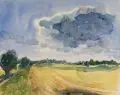 Pol Cassel, Sommerlandschaft mit Feldern