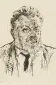 Max Slevogt, Selbstbildnis, 1923, Aquatinta mit leichtem Plattenton auf "JW-Zanders"- Bütten